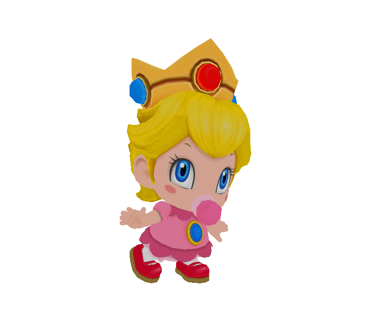 3ds Super Smash Bros For Nintendo 3ds Baby Peach Trophy The Models Resource