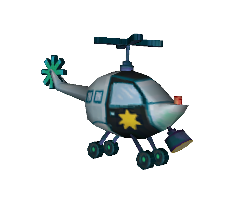 GameCube - The SpongeBob SquarePants Movie - Police Helicopter - The