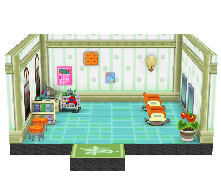 3DS - Animal Crossing: New Leaf - Shampoodle Interior - The Models Resource 3DS - Animal Crossing: New Leaf - Shampoodle Interior - The Models Resource