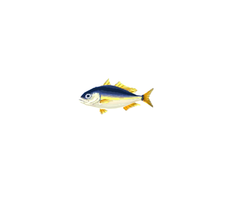 Mobile - Animal Crossing: Pocket Camp - Horse Mackerel - The Models