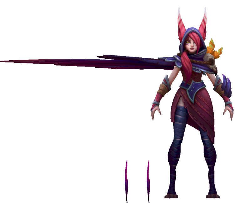 PC / Computer League of Legends Xayah The Models