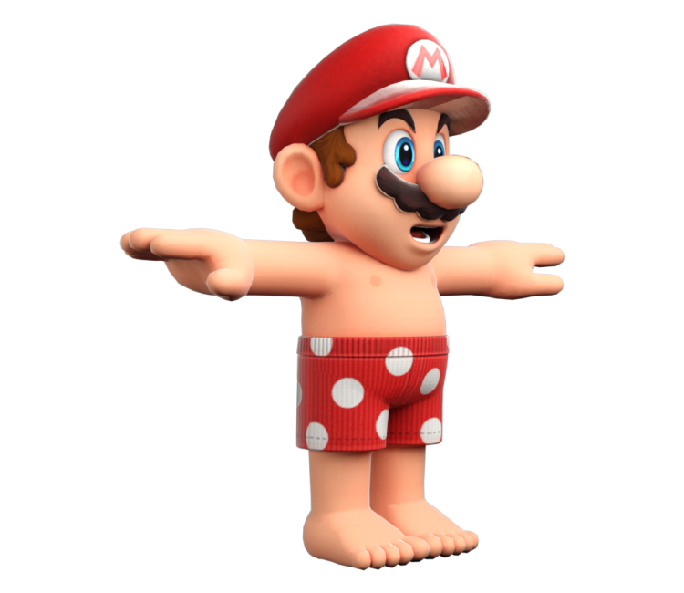 Nintendo Switch - Super Mario Odyssey - Mario (Boxers) - The Models Resource