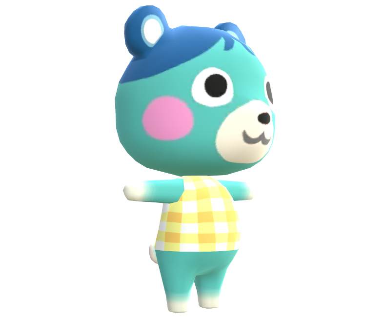 bluebear plush animal crossing