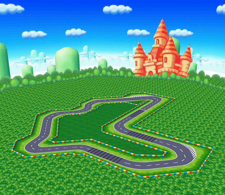 Mario circuit. Super Mario Kart GBA. Трасса Марио. Mario Kart трасса. Радужная трасса Марио карт.