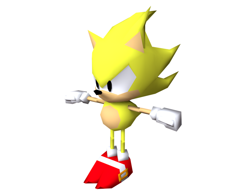 Custom / Edited - Sonic the Hedgehog Customs - Super Sonic (Sonic 2-Style)  - The Spriters Resource