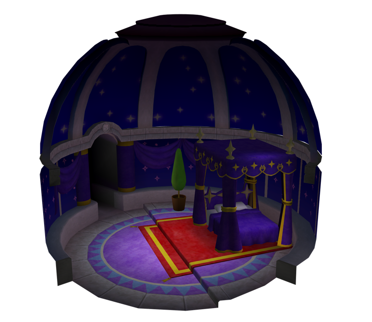 Wii - Super Mario Galaxy - Bedroom - The Models Resource