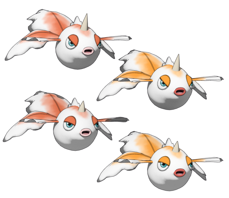 3ds Pokemon X Y 118 Goldeen The Models Resource 3ds Pokemon X Y 118 Goldeen The Models Resource