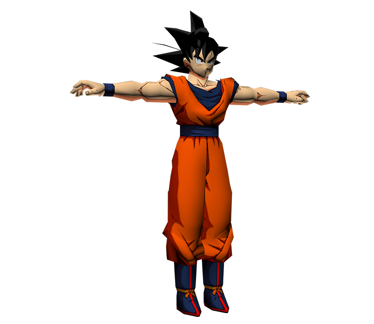 PSP - Dragon Ball Evolution - Son Goku - The Models Resource