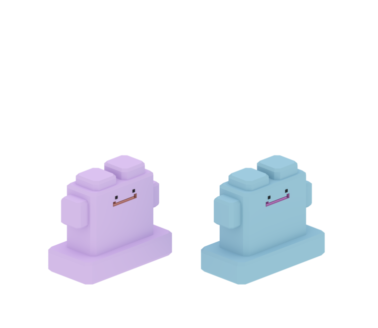 Mobile - Pokémon Quest - #132 Ditto - The Models Resource