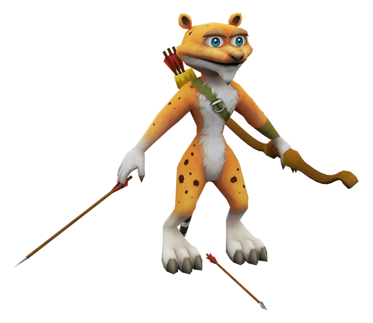 GameCube - Spyro: A Hero's Tail - Hunter - The Models Resource