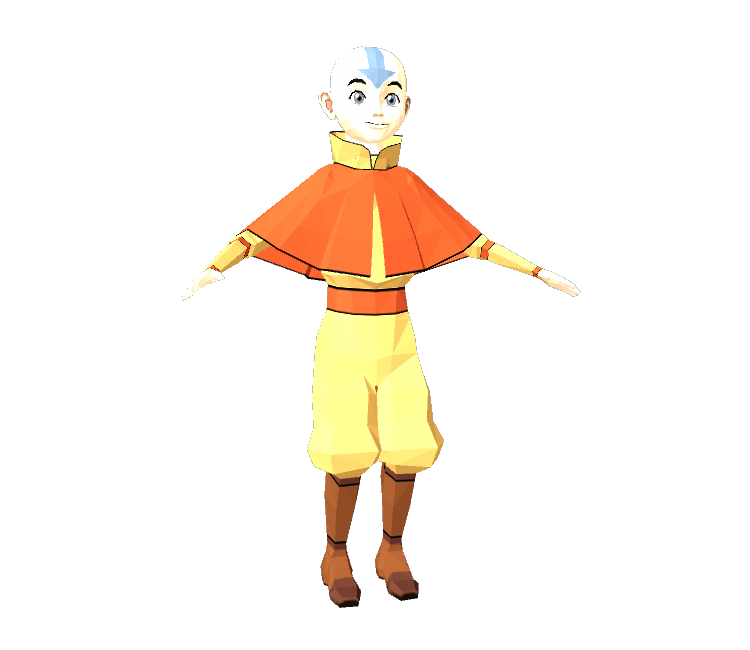 Wii - Avatar: The Last Airbender - Aang - The Models Resource