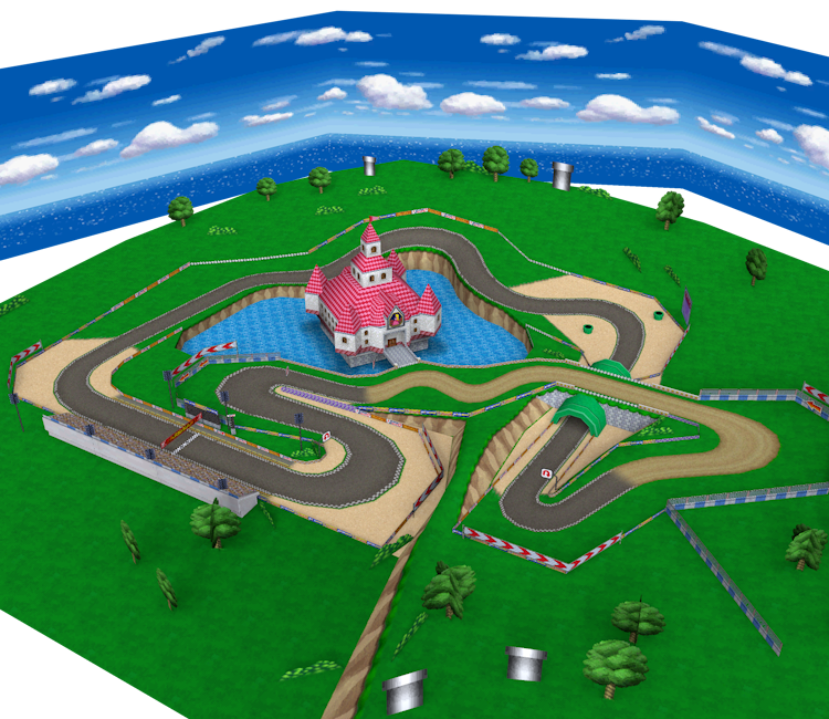 DS / DSi - Mario Kart DS - Mario Circuit - The Models Resource