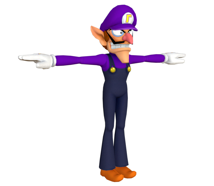 Nintendo Switch - Super Mario Party - Waluigi - The Models Resource