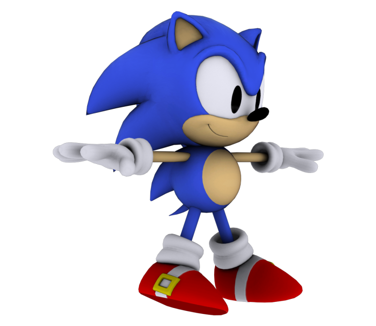 Classic Sonic 3D model 