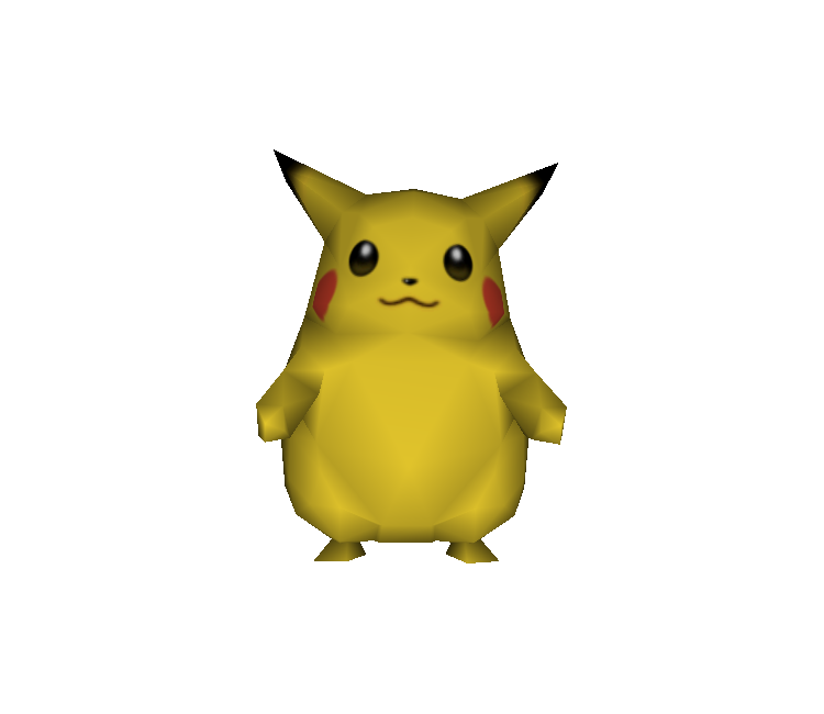 Nintendo 64 Pokemon Stadium Pikachu The Models Resource Nintendo 64 Pokemon Stadium Pikachu The Models Resource