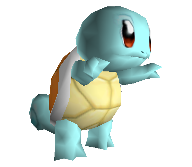 Nintendo 64 - Pokémon Stadium 2 - #007 Squirtle - The Models Resource