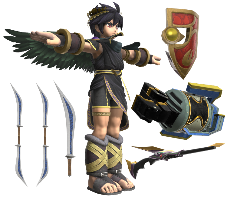 Nintendo Switch Super Smash Bros Ultimate Dark Pit The Models Resource