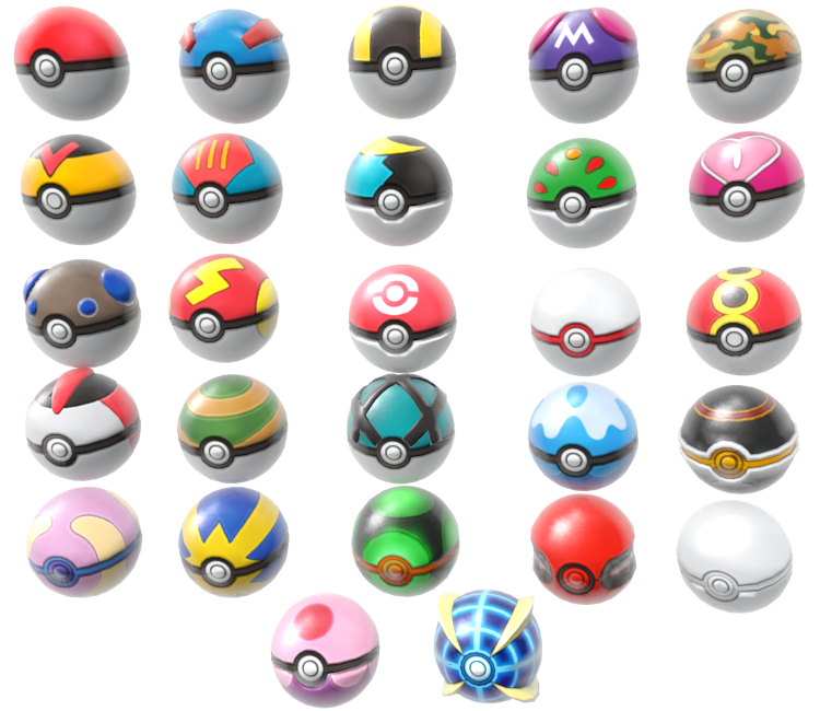 Nintendo Switch - Pokémon Sword / Shield - Poké Balls - The Models Resource