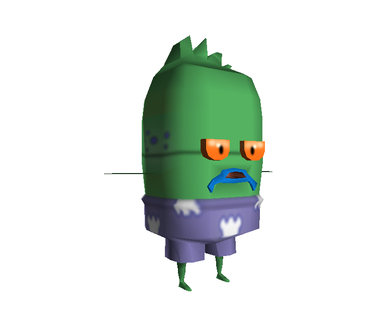 spongebob employee of the month game texture glitches