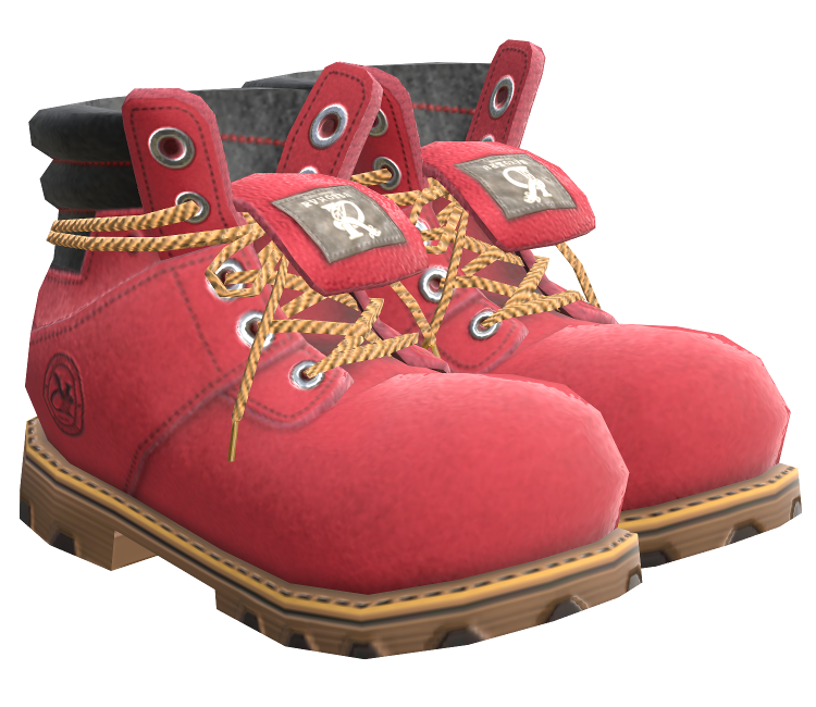 red work boots