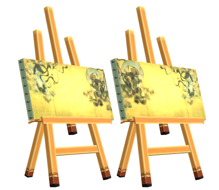3DS - Animal Crossing: New Leaf - Wild Painting - The Models Resource