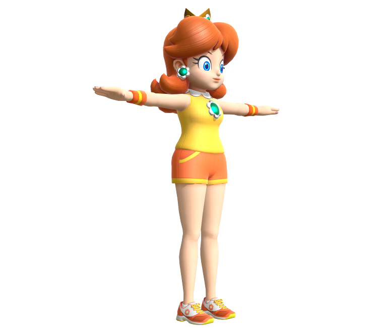 Nintendo Switch Mario Tennis Aces Daisy The Models Resource
