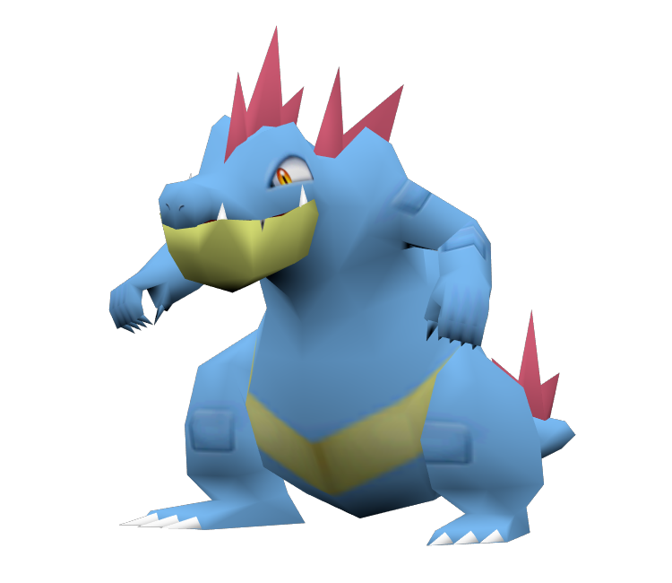 Nintendo 64 - Pokémon Stadium 2 - 160 - Feraligatr - The Models Resource
