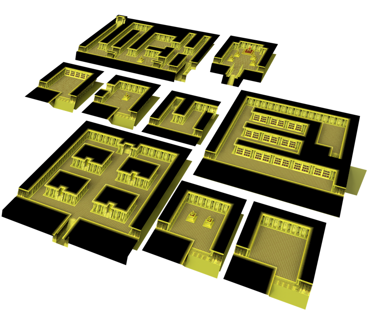 Ff3 Goldor Manor Map Ds / Dsi - Final Fantasy Iii - Goldor Manor - The Models Resource