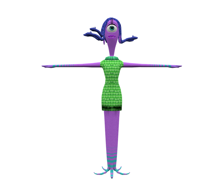 PlayStation 2 - Monsters, Inc. - Celia - The Models Resource