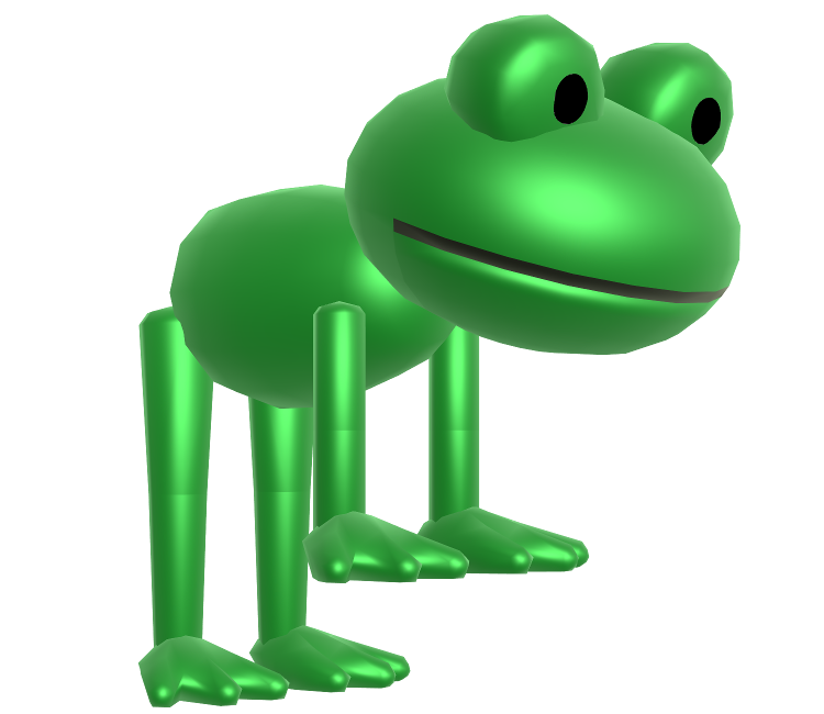 Wii Wii Party Frog The Models Resource