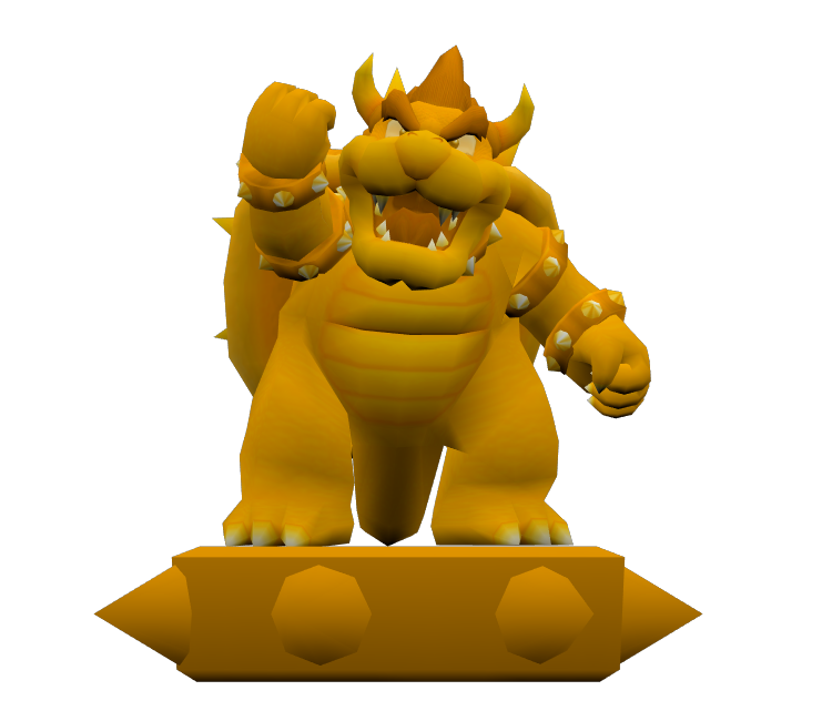 Super Mario Bowser Statue