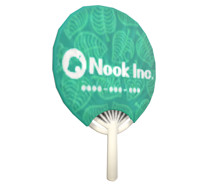 animal crossing uchiwa fan
