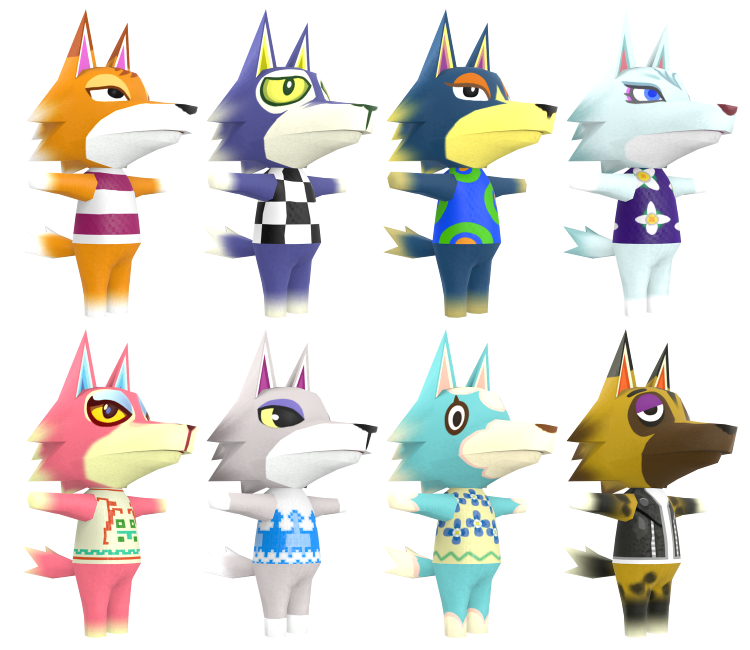 Wii U - Animal Crossing: amiibo Festival - Wolves - The Models Resource Wii U - Animal Crossing: amiibo Festival - Wolves - The Models Resource