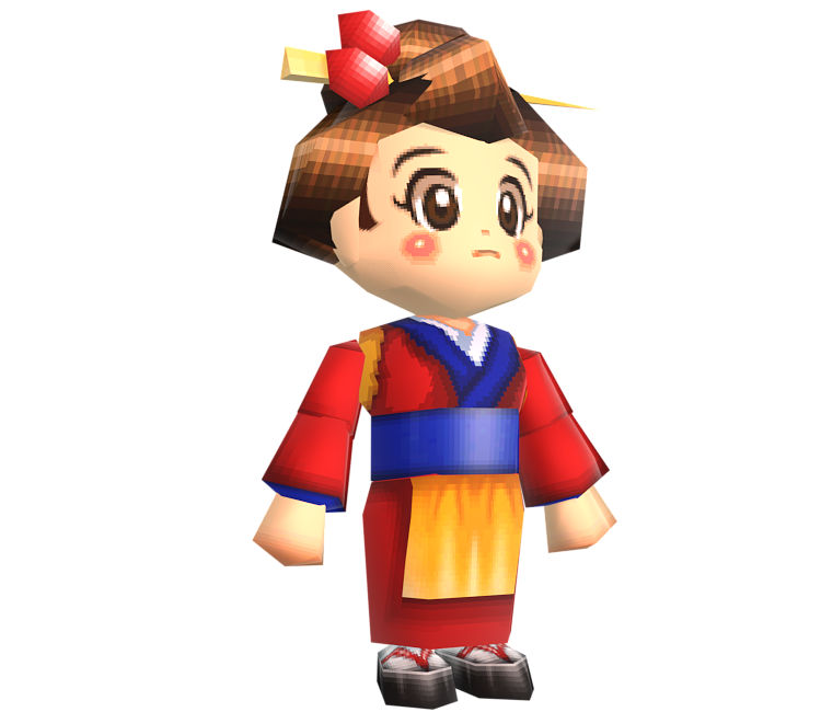 Nintendo 64 - Goemon's Great Adventure - Omitsu - The Models Nintendo 64 - Goemon's Great Adventure - Omitsu - The Models