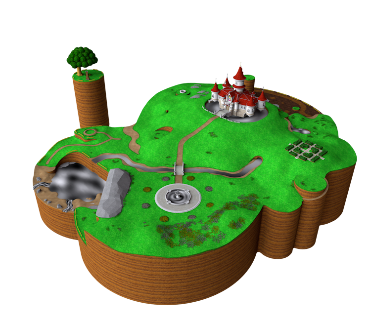 Mushroom Kingdom Map Super Mario Odyssey