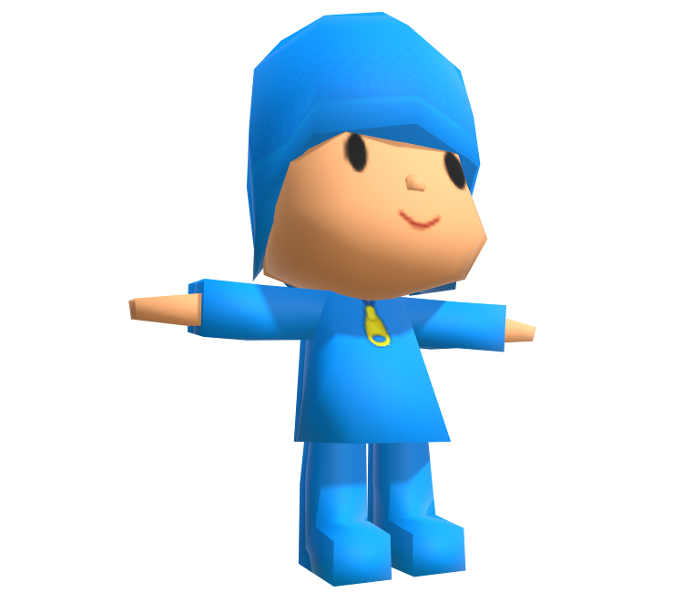 DS / DSi - Hello Pocoyo! - Pocoyo (Low-Poly) - The Models Resource