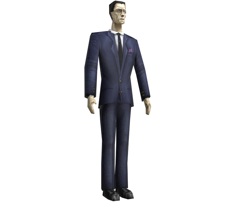 PC / Computer - Half-Life - G-Man - The Models Resource