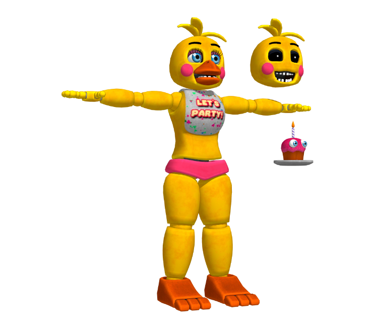 Mobile - Five Nights at Freddy's AR: Special Delivery - Toy Chica - The  Models Resource