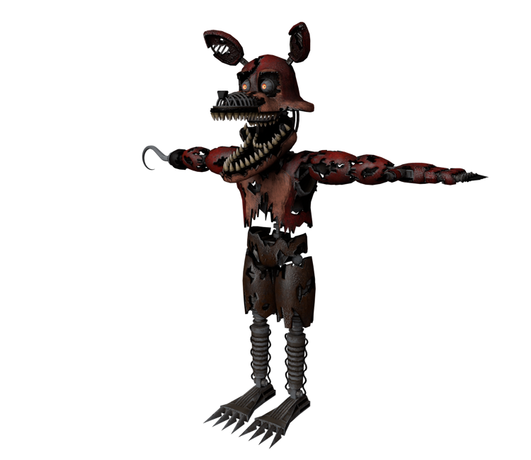 STL file Nightmare Foxy ( Five Nights At Freddy / FNAF ) 🎮・3D printable  model to download・Cults