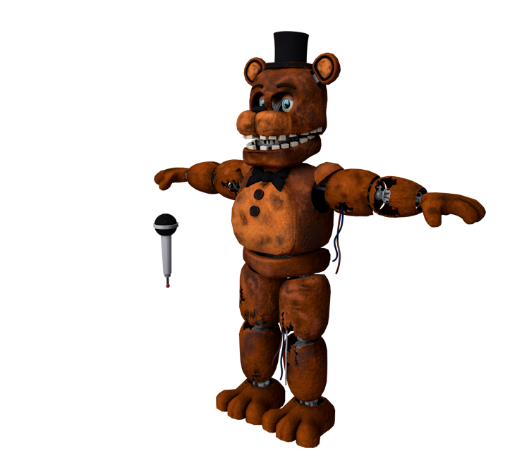 Withered Freddy practice render (Blender 2.79)