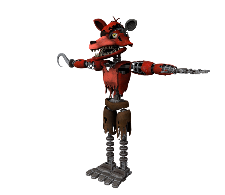 Withered Foxy Fnaf 2 (Wip) - Download Free 3D model by dshaynie (@dshaynie)  [67d20c6]