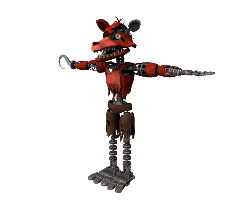 Stylized Withered Foxy - Download Free 3D model by tarmacyclops [868bb45] -  Sketchfab