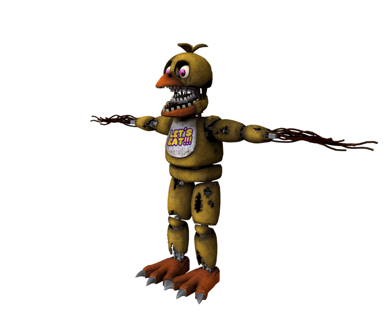 Collection Of Withered Chica Models : r/fivenightsatfreddys