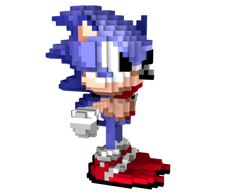 Custom Edited Sonic The Hedgehog Customs Sonic Pixel Style