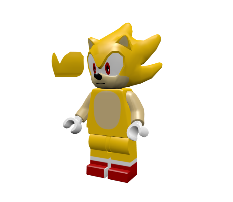 Custom Lego Dimensions: Super Sonic, Since Lego probably wo…