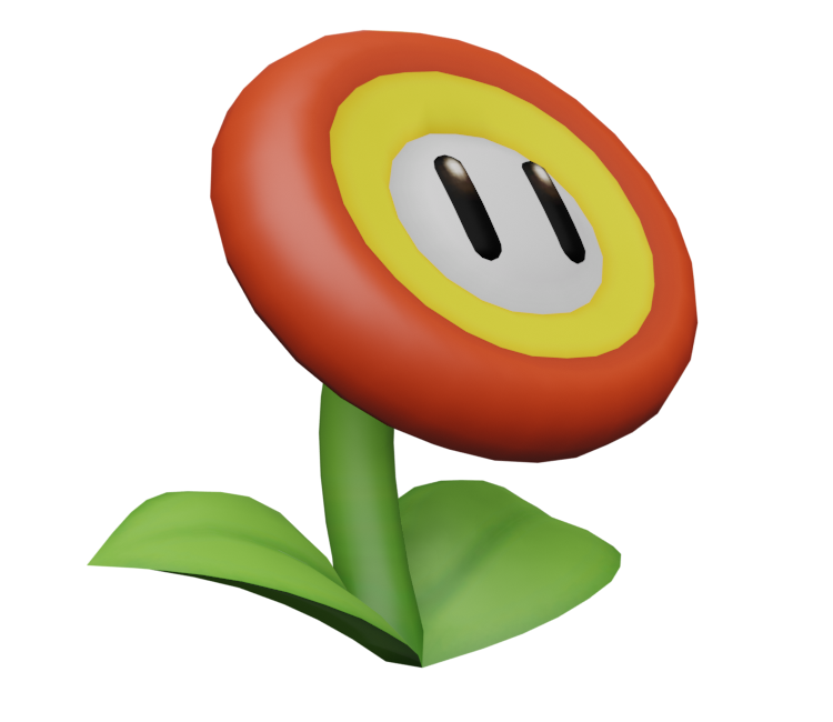 Wii U Super Mario 3D World Fire Flower The Models Resource