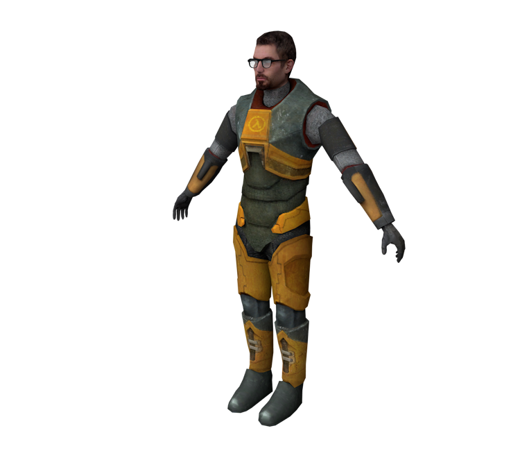 gordon freeman half life 2 model