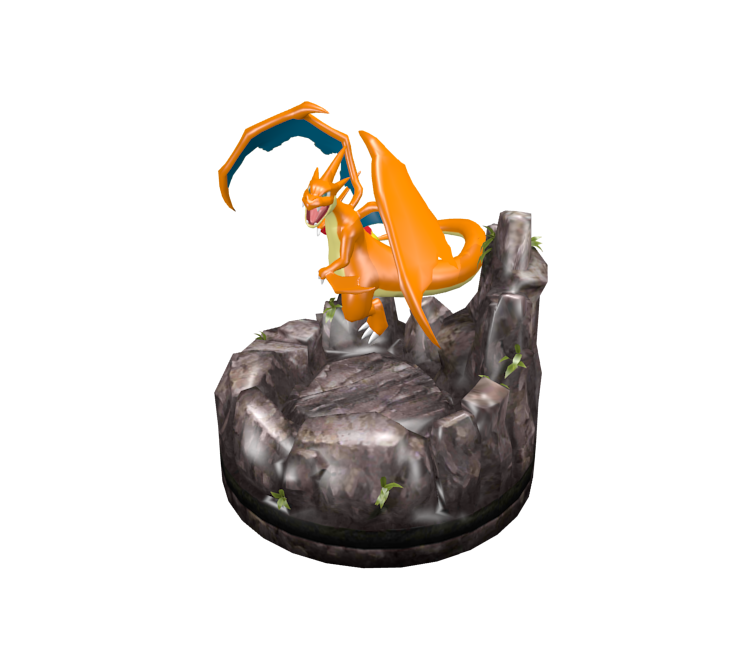 3DS - Pokémon Super Mystery Dungeon - #006 Mega Charizard X/Y - The Models  Resource