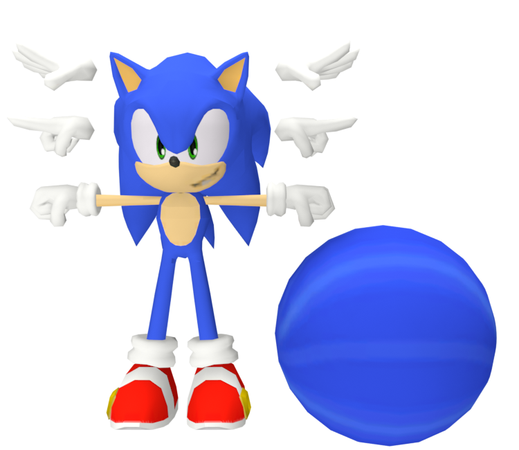 Wii - Sonic Colors - Super Sonic - The Models Resource