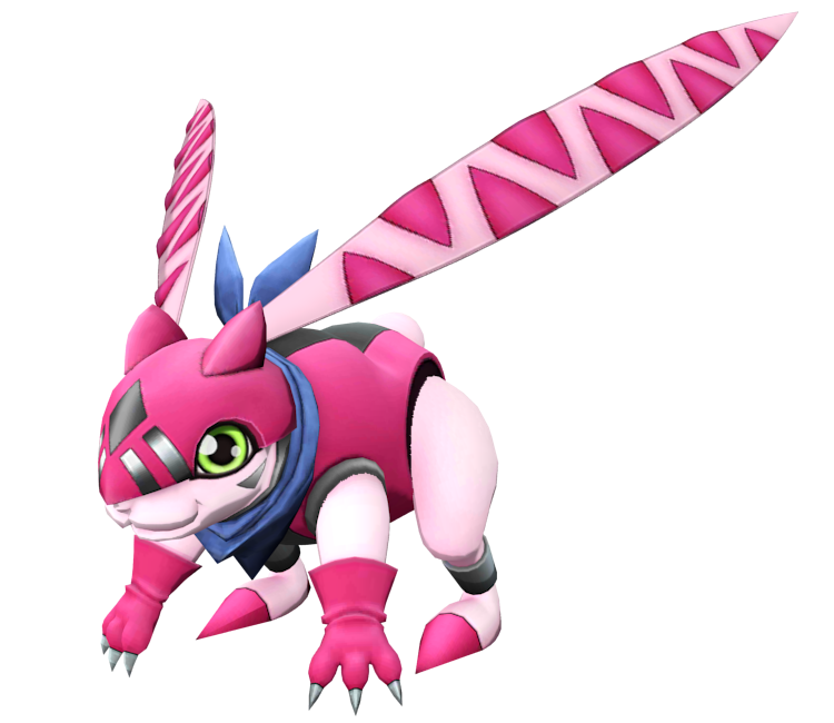 Mobile Digimon ReArise Rabbitmon The Models Resource 44691